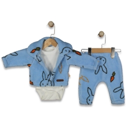 UNISEX 3/9 AY TAVŞANLI 3 LÜ TAKIM