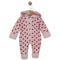 UNISEX 6/12 AY KALPLİ KAPÜŞONLU TULUM