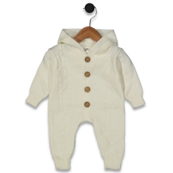 UNISEX 6/12 AY TRİKO SAÇ ÖRGÜLÜ TULUM