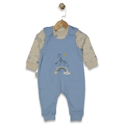 UNISEX 6/12 AY ZÜRAFA NAKIŞ-SALOPET TAKIM