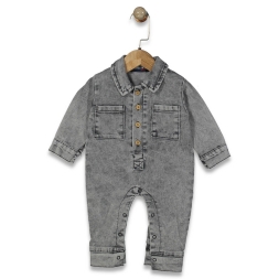 UNİSEX 6/18 AY AÇIK CEP DÜĞMELİ KOT  TULUM