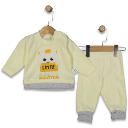 UNISEX 6/18 AY MONSTER KADİFE TAKIM