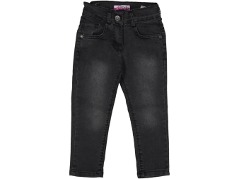 KIZ 3/7 YAŞ KLASİK FÜME KOT PANTOLON