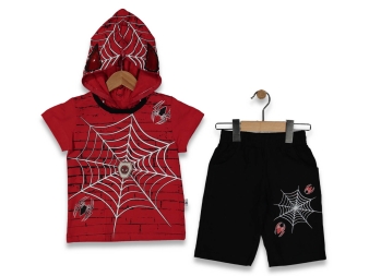 ERKEK 3/6 YAŞ ÖRÜMCEK AĞI SORTLU TAKİM