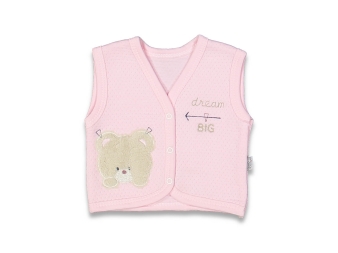 UNISEX 1/9 AY TÜYLÜ AYI KAFALI YELEK