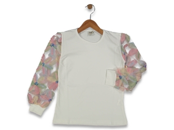 KIZ 9/12 YAŞ GARSON ÇİÇEK KOL BADİ