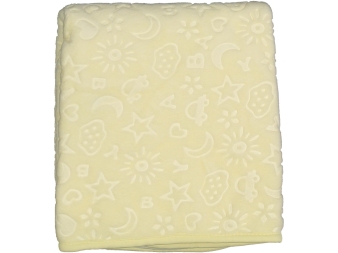 UNISEX 100*120 CM YOĞUN DESEN PELUŞ BATTANİYE (POŞETLİ) 