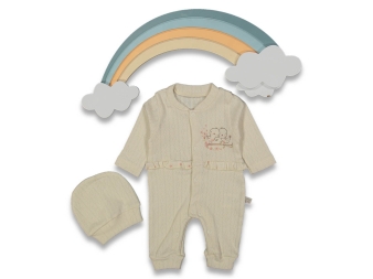 UNISEX 1/3 AY MİNİK KUŞLU PRE TULUM