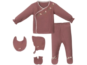 KIZ 1/1 AY PAPATYA ÖZGÜN 5LI SET