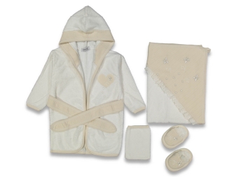 KIZ 1/12 AY YUSUFCUK BORNOZ SET