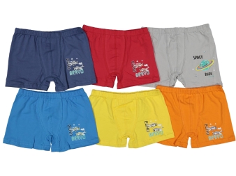 ERKEK 10/11  YAŞ KARIŞIK BASKILI BOXER