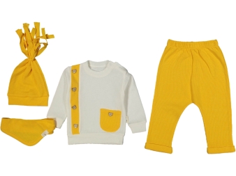 ERKEK 6/18 AY AYILI DÜĞMELİ 4 LU TAKIM