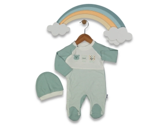 BEBE 3/6 AY ÜÇ AYI NAKIŞLI  TULUM