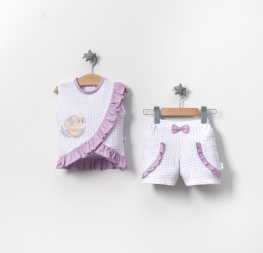 FIRFIRLI İKİLİ KIZ TAKIM