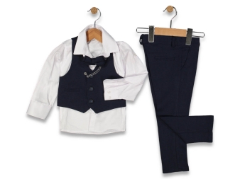 ERKEK 1/4 YAŞ 3DÜĞME ZİNCİRLİ  TAKIM