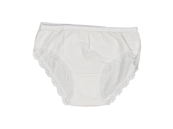 KIZ 4/5 YAŞ BEYAZ LİKRALI SLİP 