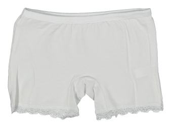 KIZ 4/5  YAŞ BEYAZ LİKRALI BOXER