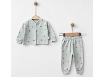 KIZ 3/6 AY LALELİ PJAMA TAKIM