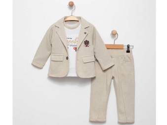 ERKEK 2/5 YAŞ NAKIŞLI CEKET TAKIM 