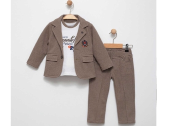 ERKEK 6/24 AY NAKIŞLI CEKET TAKIM 