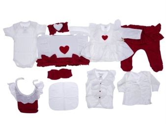 0-6 AY 3015 LOTTİE KIZ 10LU SET