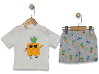 ERKEK 9/24 AY ANANAS NAKIŞLI ERKEK TAKIM