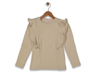 KIZ 9/12 YAŞ ÖN VE ARKA FIRFIRLI  BADİ