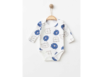 UNISEX 12/36 AY YENİ AYICIK KOLLU BÜYÜK BADİ