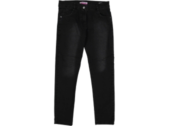 KIZ 13/16 YAŞ KLASİK KESİM SİYAH KOT PANTOLON