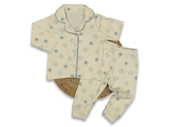 UNISEX 6/12 AY GÜNEŞ LÜKS PİJAMA TAKIM