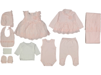 KIZ 0/3 AY ASORTİ İNCİLİ 10LU ZIBIN SET