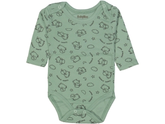 UNISEX 1/9 AY KUZU DESENLİ KÜÇÜK UZUNKOL BADİ
