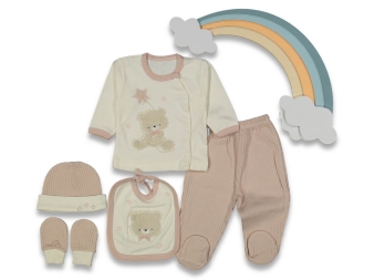 UNISEX 1/3 AY YILDIZ  AYI ZIBIN SETİ