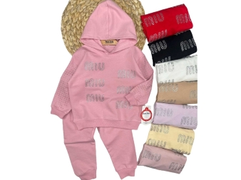 KIZ 2/5 YAŞ MIU TAŞ BASKILI TAKIM