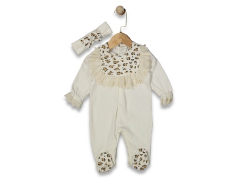 KIZ 3/12 AY FİSTOLU LEOPARLI TULUM