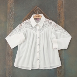 5-8 YAŞ KIZ ÇOCUK OKUL GÖMLEĞİ