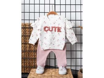 KIZ 6/12 AY CUTE RAPORLU 2 Lİ TAKIM 