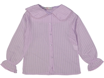 KIZ 2/5 YAŞ BEBE YAKA GÖMLEK 