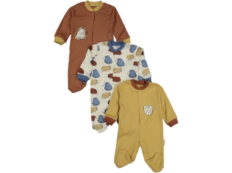 ERKEK 3/6 AY CALIFORNIA AYI BASKILI 3LU TEK BOY TULUM