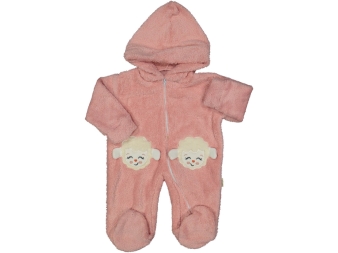 UNISEX 3/9 AY KUZU NAKIŞLI KAPŞONLU WELSOFT TULUM