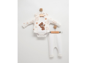 KIZ 3/9 AY RAPORLU AYICIK NAKIŞLI 3'LÜ TAKIM