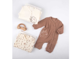 KIZ 3/9 AY KIETA NATURE ÇİÇEK İŞLEMELİ TEKBOY TULUM