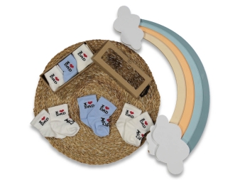 ERKEK 1/9 AY KUTULU NEW BORN ÇORAP