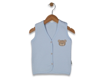 ERKEK 1/9 AY AYI BASKILI KAPİTONE TEK KAT BEBE YEL