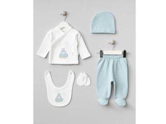 UNISEX 1/3 AY BAVULLU ARABA 5 Lİ ZIBIN TAKIMI