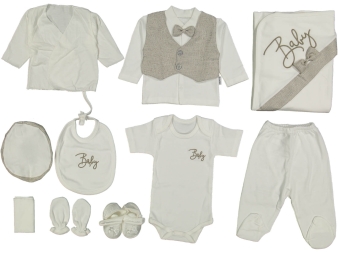 ERKEK 3/3 AY YELEKLİ 10 LU ZIBIN SET