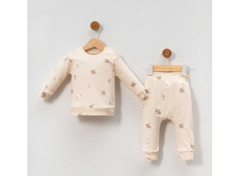 ERKEK 3/6 AY KUZU DESEN BELİ KEMER TAKIM