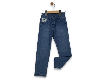 ERKEK 3/7 YAŞ MAVİ KOT PANTOLON