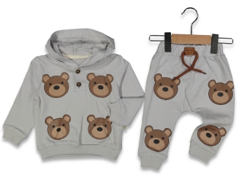 ERKEK 9/24 AY KAPUŞONLU AYICIK TAKIM