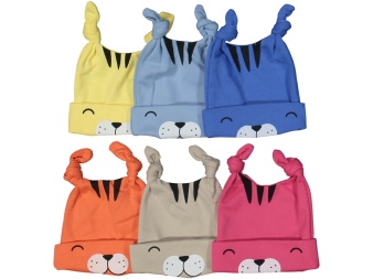 UNISEX 1/24 AY DÜĞÜMLÜ KEDİLİ BERE